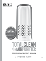 HoMedics Total Clean Air Purifier Le manuel du propriétaire