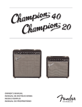 Fender Champion™ 20 Le manuel du propriétaire