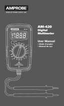 Amrobe AM-420 Digital Multimeter Manuel utilisateur