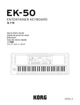 Korg EK-50 Guide de démarrage rapide