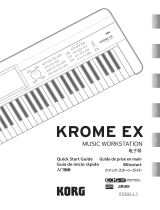 Korg KROME EX Guide de démarrage rapide