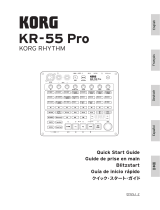 Korg KR-55 Pro Guide de démarrage rapide