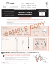 Pfister Tenet LG6-1TNT Guide d'installation