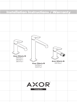 Axor 34016001 Guide d'installation
