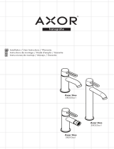 Axor 38020001 Single-Hole Faucet 90 with Pop-Up Drain, 1.2 GPM Guide d'installation