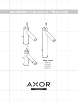 Axor Axor 39020XX1 Guide d'installation