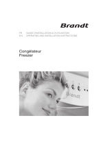 Brandt BFU242LSW Le manuel du propriétaire