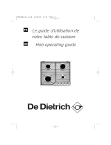 DeDietrich DTE411BL1 Le manuel du propriétaire