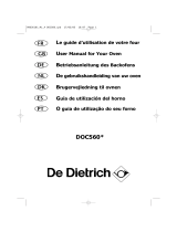 De Dietrich DOC560XE1 Le manuel du propriétaire