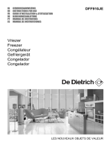 De Dietrich DFF910JE Le manuel du propriétaire