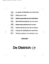De Dietrich DME488XE1 Le manuel du propriétaire