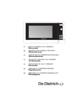 De Dietrich DME320BE1 Le manuel du propriétaire