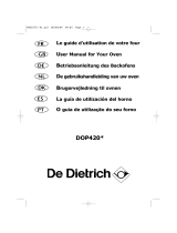 De Dietrich DOP420XE1 Le manuel du propriétaire