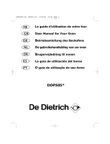 De Dietrich DOP505BE1 Le manuel du propriétaire