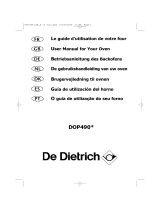De Dietrich DOP490BE1 Le manuel du propriétaire