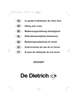 DeDietrich DOV499 Series Le manuel du propriétaire