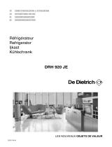 De Dietrich DRH920JE Le manuel du propriétaire