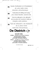 De Dietrich DTI303BE1 Le manuel du propriétaire