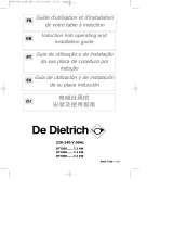 De Dietrich DTI306VE1 Le manuel du propriétaire