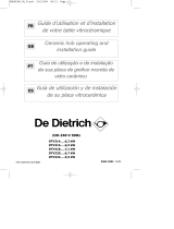 De Dietrich DTV320JE1 Le manuel du propriétaire