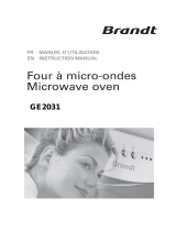 Brandt GE2012E Le manuel du propriétaire