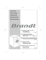 Brandt WFH1066K Le manuel du propriétaire