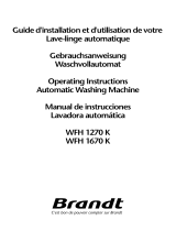 Brandt WFH1270K Le manuel du propriétaire