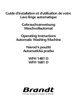 Groupe Brandt WFH1681D Le manuel du propriétaire