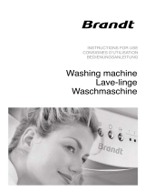 Groupe Brandt WFH1487K Le manuel du propriétaire