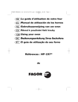 Fagor HP197B Le manuel du propriétaire