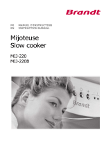 Brandt MIJ-220B Le manuel du propriétaire