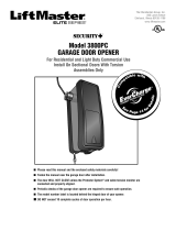 Chamberlain LiftMaster Elite Security+ 3800PC Le manuel du propriétaire