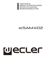 Ecler eSAM 402 Manuel utilisateur