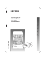 Siemens SE54A260CH/38 Manuel utilisateur