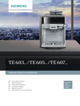 Siemens TE607203RW/01 Le manuel du propriétaire