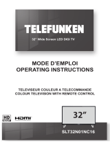 Telefunken SLT32N01NC16 Operating Instructions Manual