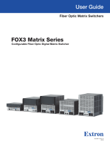Extron FOX3 Matrix 40x Manuel utilisateur