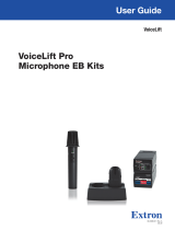 Extron electronics VoiceLift Pro Microphone EB Kit Series Manuel utilisateur