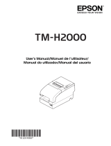 Epson TM-H2000 Manuel utilisateur
