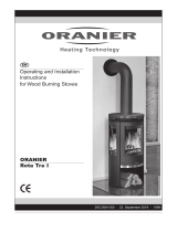 Broseley Oranier Rota Tre Woodburning Stove Guide d'installation