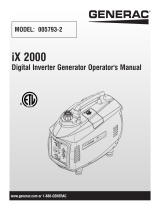 Generac iX2000 G0057932 Manuel utilisateur