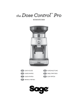 Sage BCG600 - the Dose Control Pro Le manuel du propriétaire