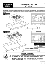 Maytag MGC4436BDC - 36in Gas Cooktops Guide d'installation