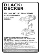 Black & Decker BDCDE120 Le manuel du propriétaire