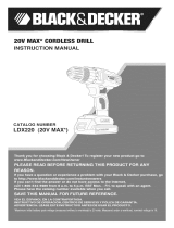 Black & Decker LDX220SBFC TYPE 1 Le manuel du propriétaire