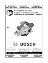 Bosch 1671B Le manuel du propriétaire