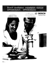 Bosch DUH30162UC/01 Guide d'installation
