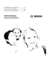 Bosch HCP36651UC/01 Guide d'installation