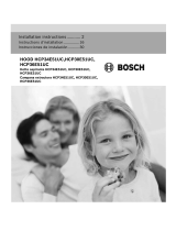 Bosch HCP36E51UC Guide d'installation