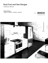 Bosch HDI8054U/01 Guide d'installation